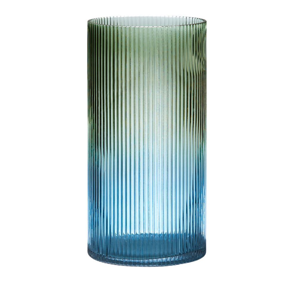 Genoa Blue & Green Tall Vase