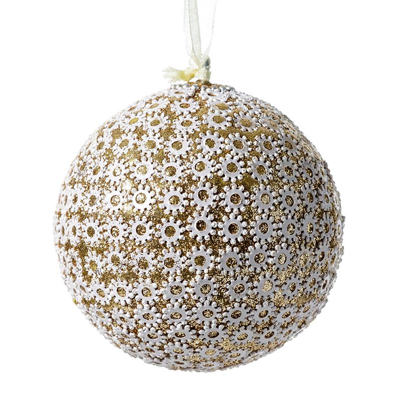 Luxe Daisy Champagne Bauble