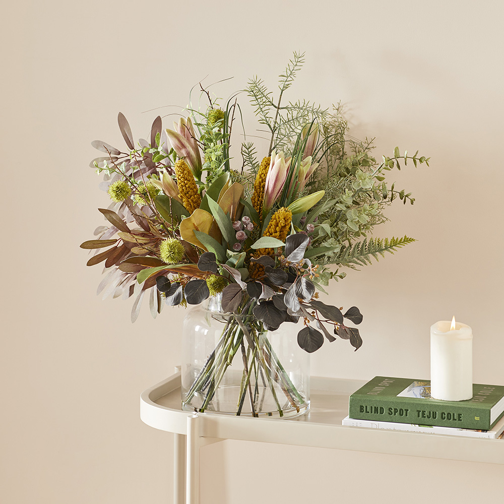 Fleurs dans l'eau Green Oriental Lillies Magnolia