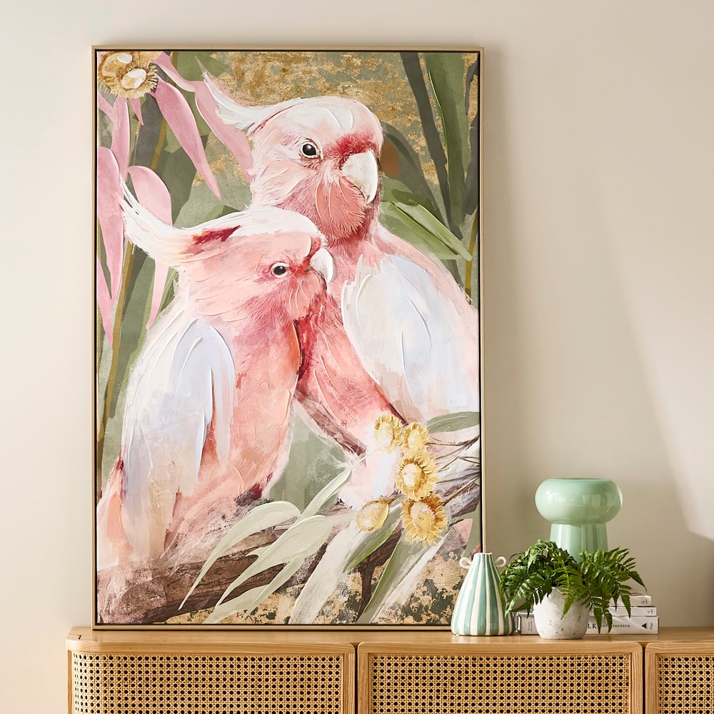 Aves Galahs Canvas