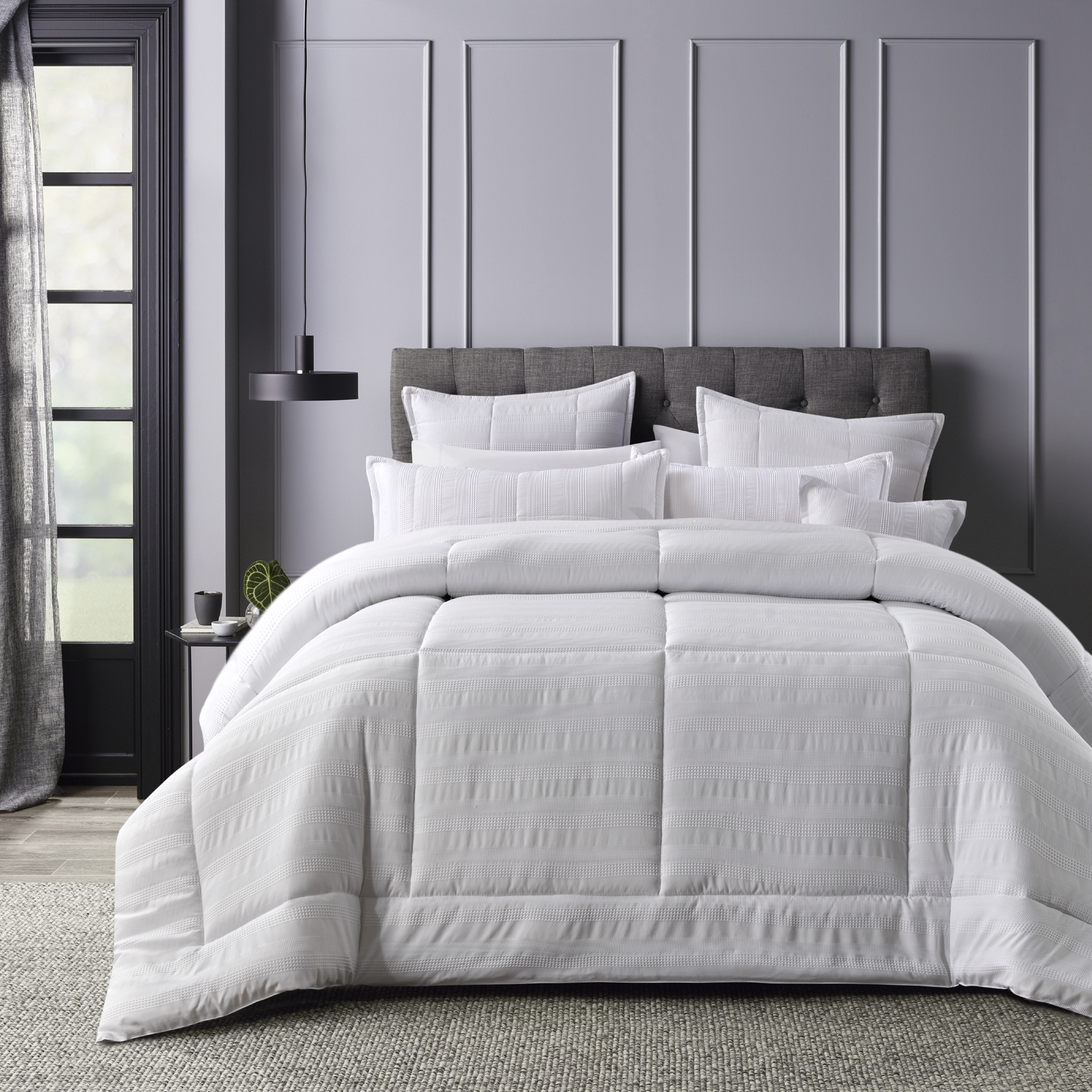 Porter White Comforter Set