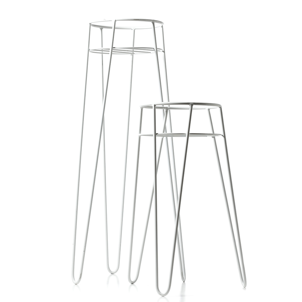 Vida White Plant Stand