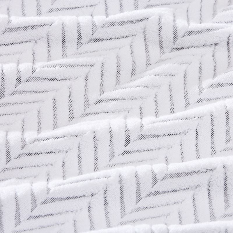 Mimosa White Textured Towel Range