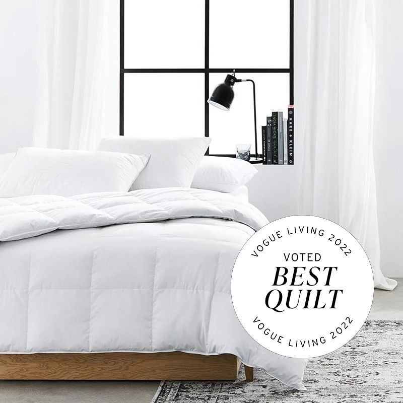 Supreme Silver Goose Quilt