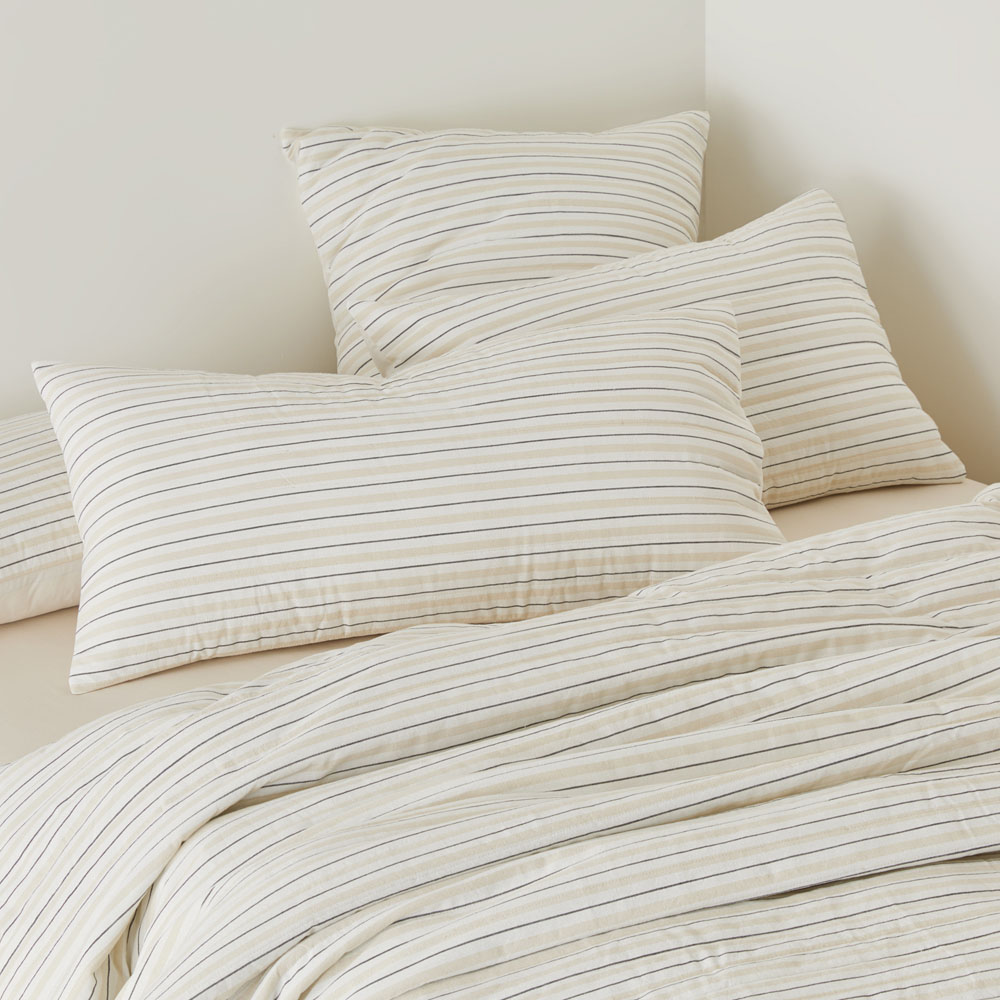 Kobe Natural Quilted Pillowcases