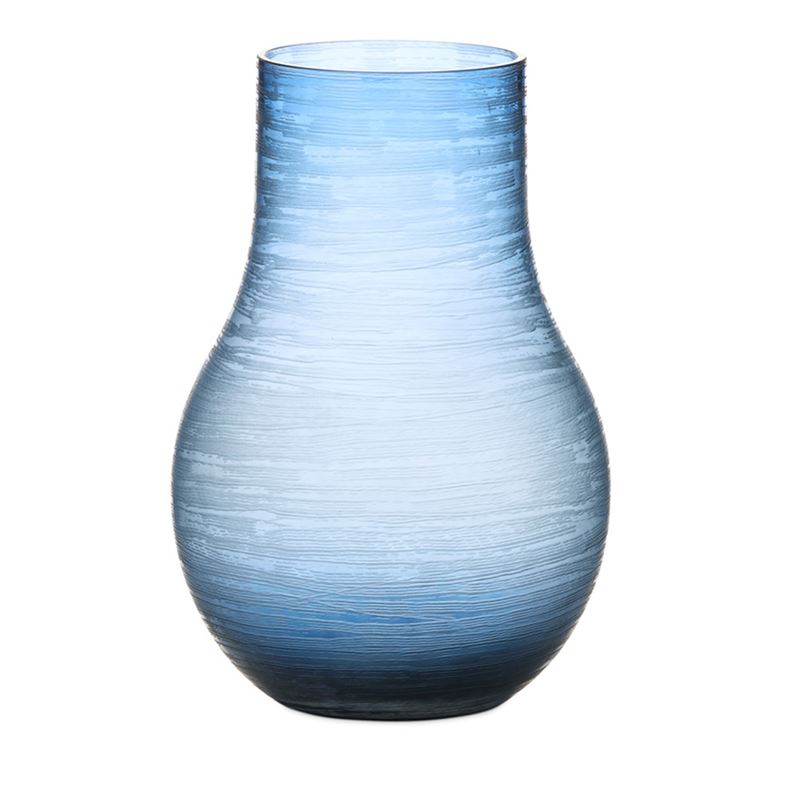 Brushed Blue Vase