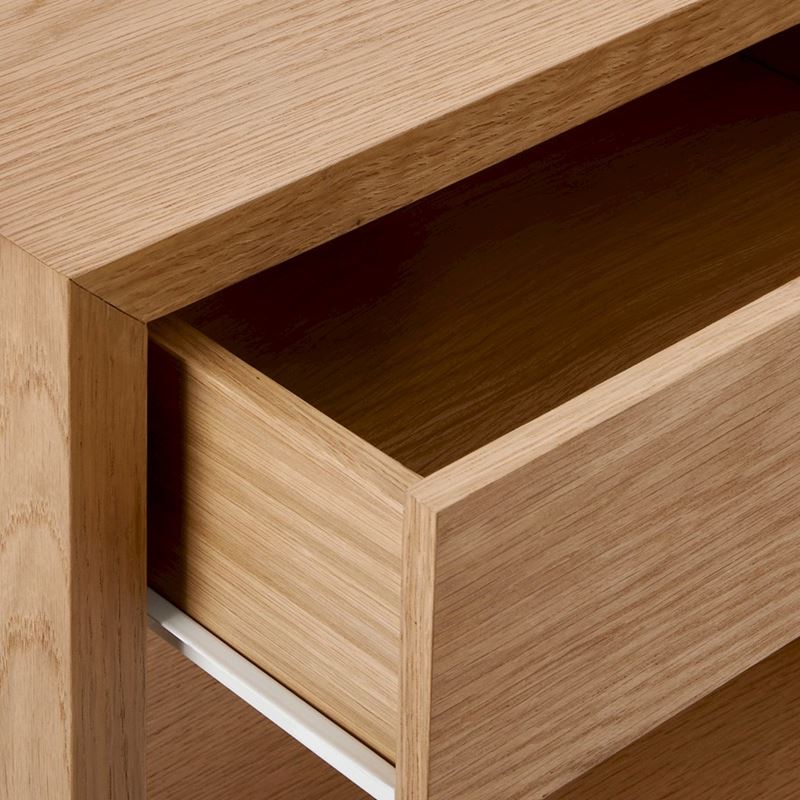 Mark Tuckey Franco Oak 1 Drawer Bedside Table