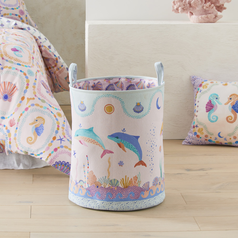 Karina Jambrak Dolphin Dance Printed Basket