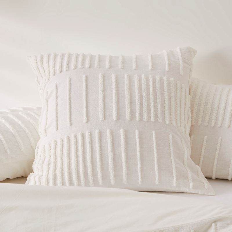 Cody White Tufted Pillowcases