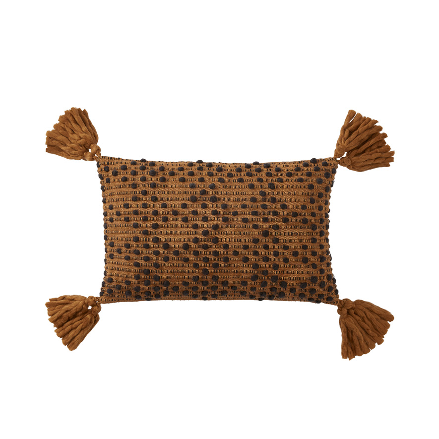 Budapest Brown Sugar & Black Cushion