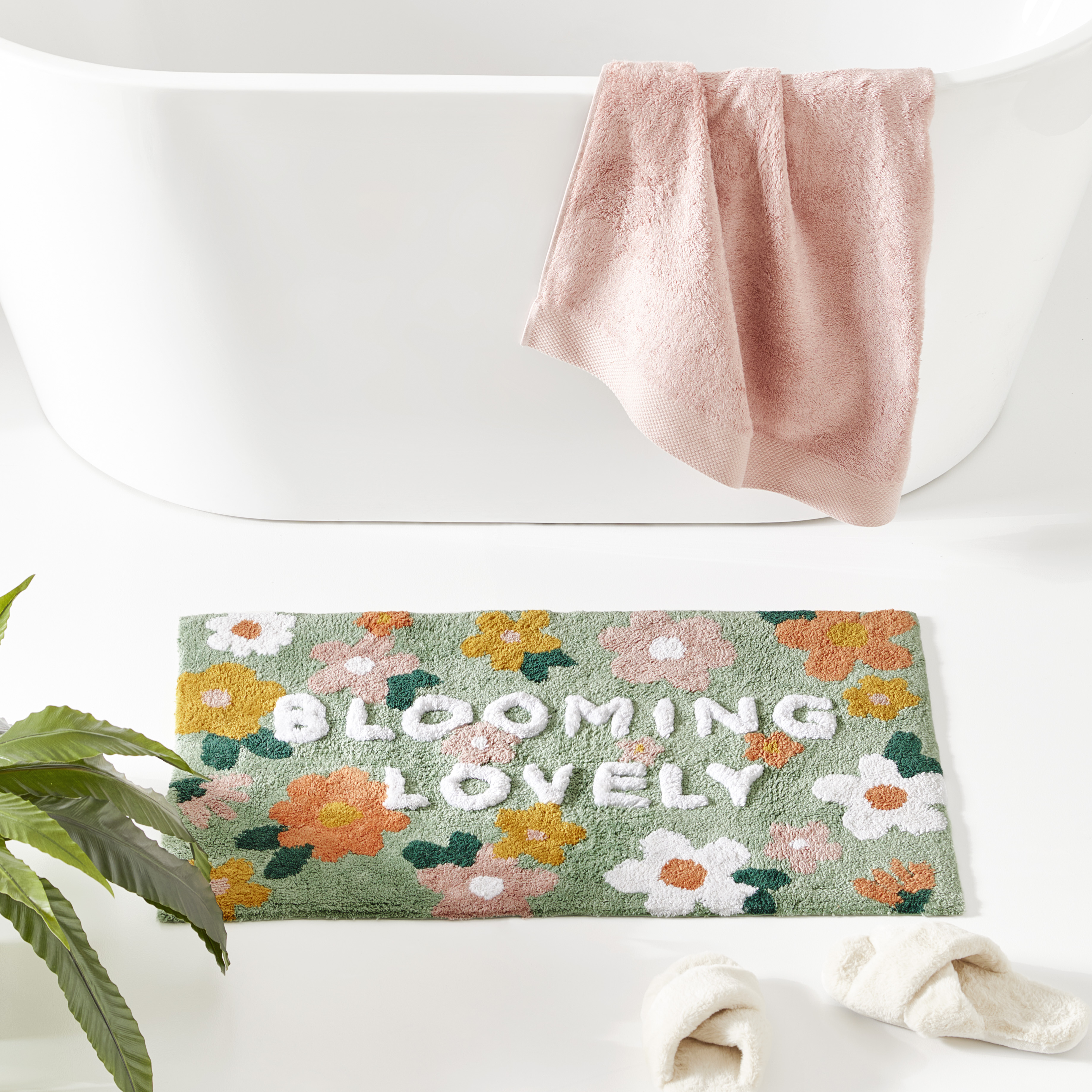 Blooming Lovely Eucalyptus Multi Bath Mat