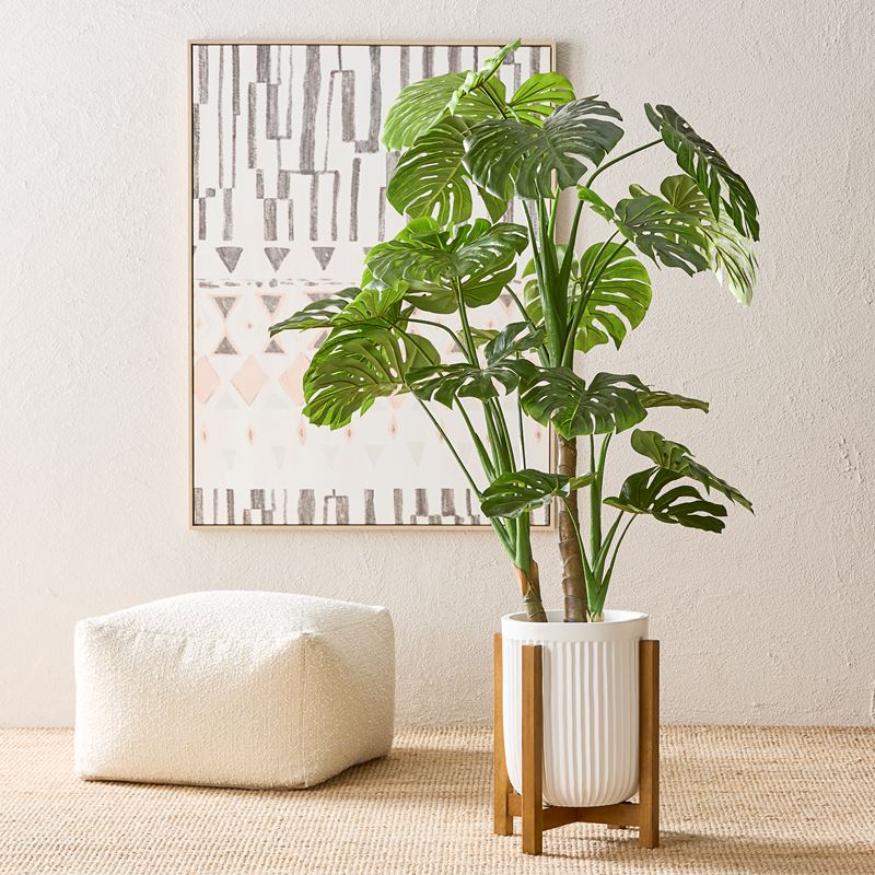 Nora White Plant Stand