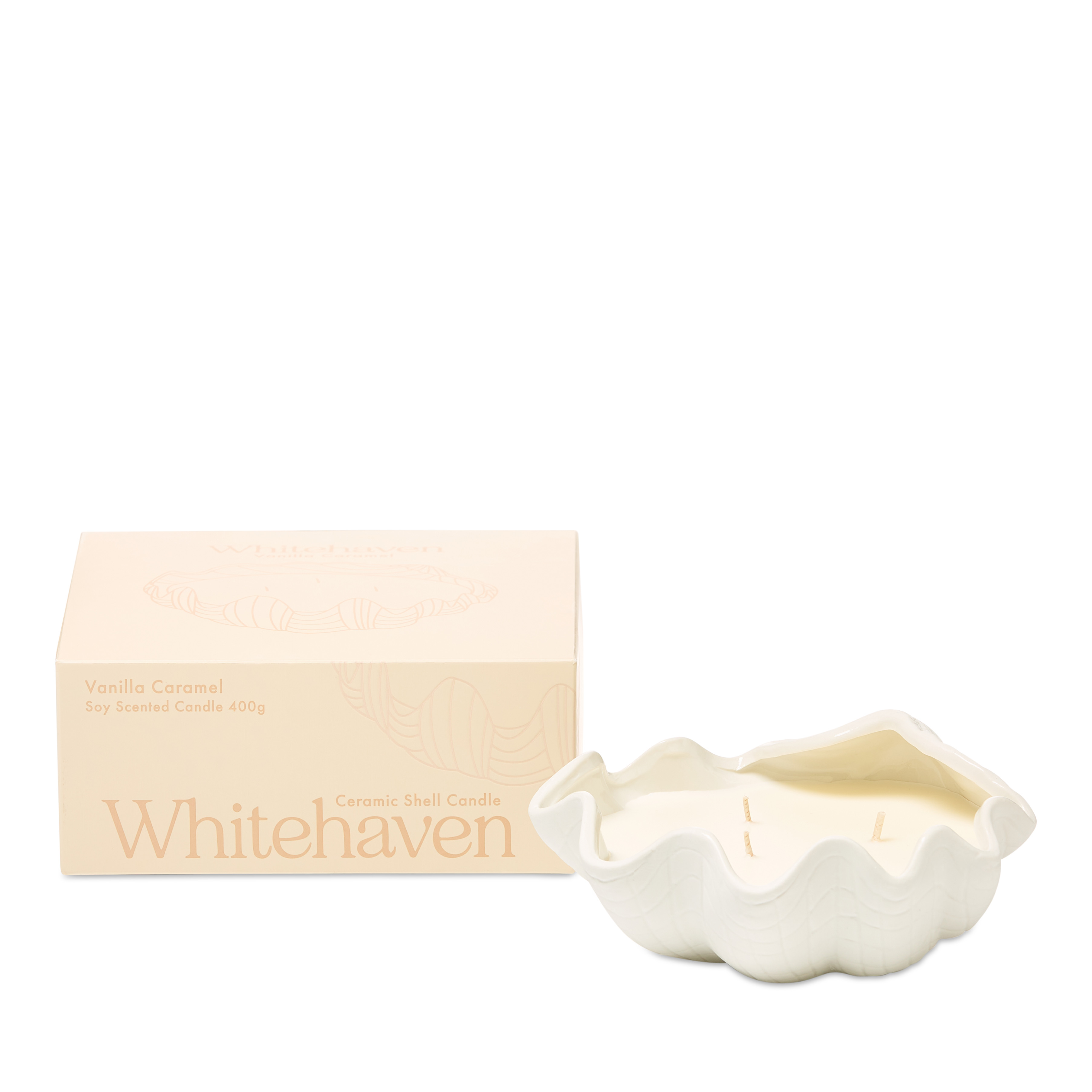 Whitehaven Vanilla Caramel Candle 400g