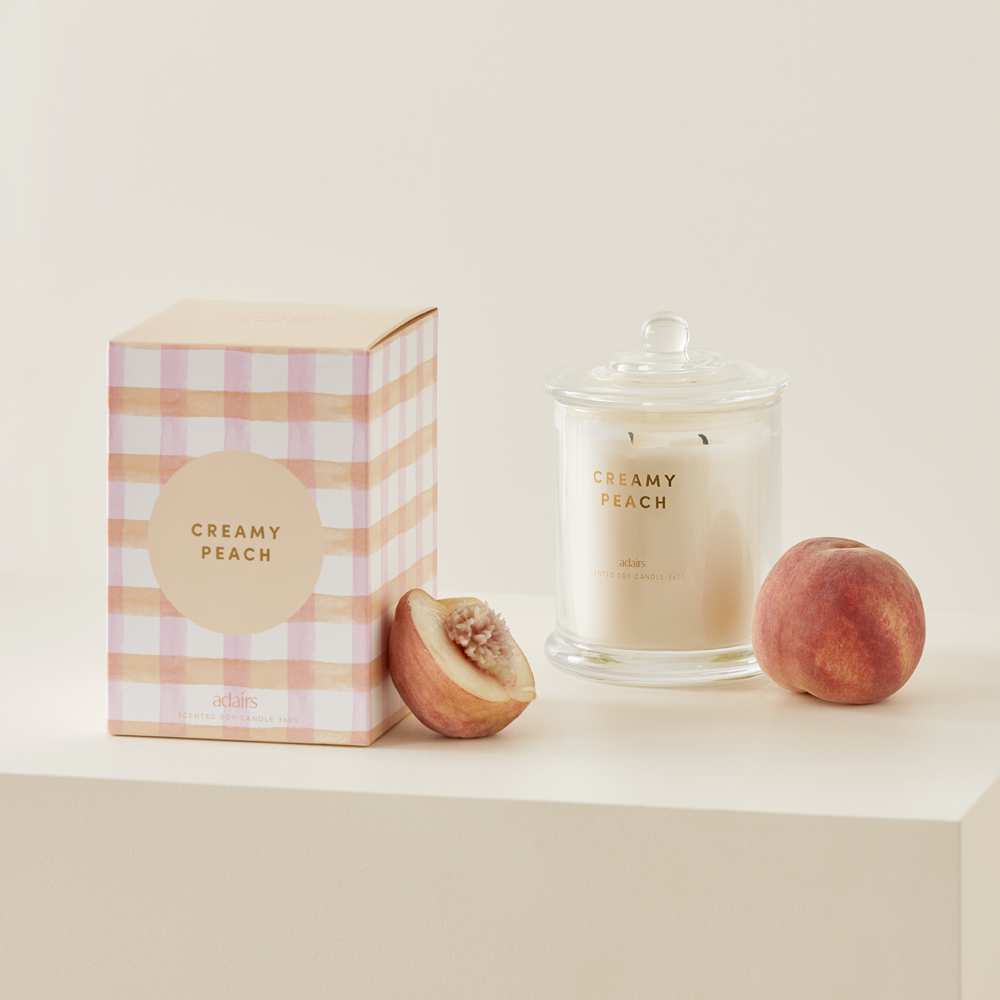 Taylor Creamy Peach Candle 360g