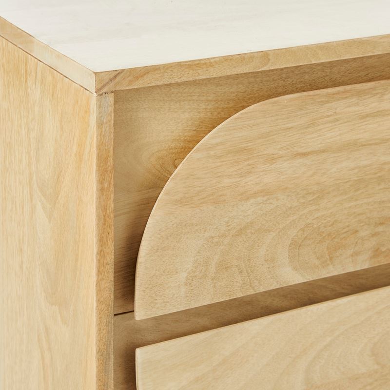 Roi Natural 3 Drawer Chest