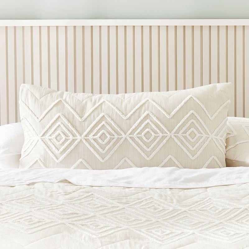 Jaipur Natural Tufted Quilted Pillowcases