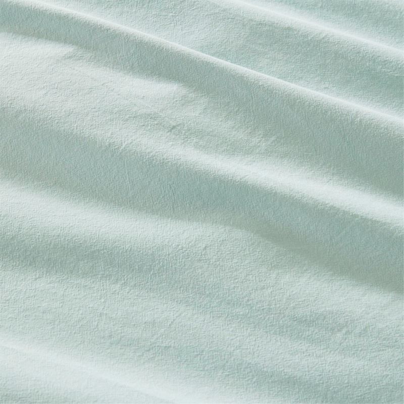 Stonewashed Cotton Mint Quilt Cover Separates
