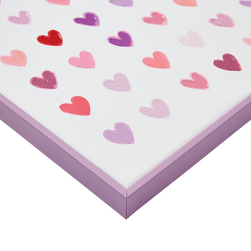 Ombre Hearts Wall Art