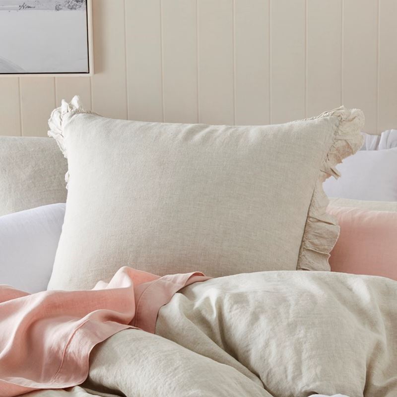 Vintage Washed Linen Linen Ruffle Quilt Cover Separates