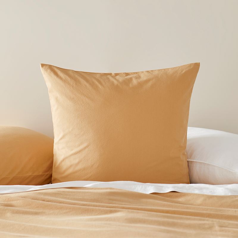 Stonewashed Cotton Gold Quilt Cover