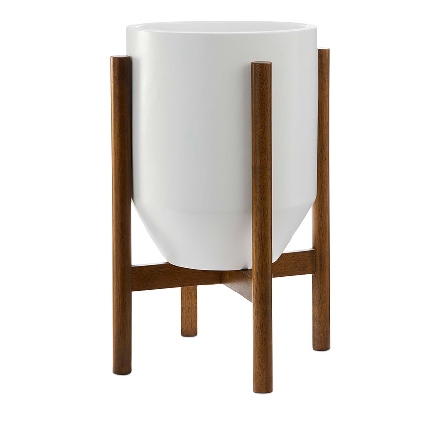 Wagner White Plant Stand
