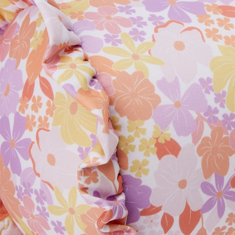 Bronte Floral Cylinder Beach Pillow