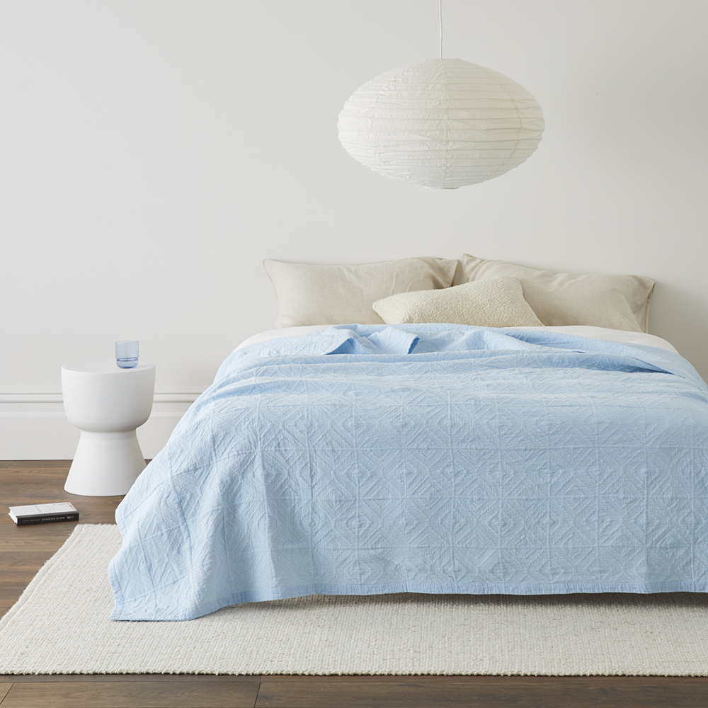 Stonewash Sky Blue Blanket