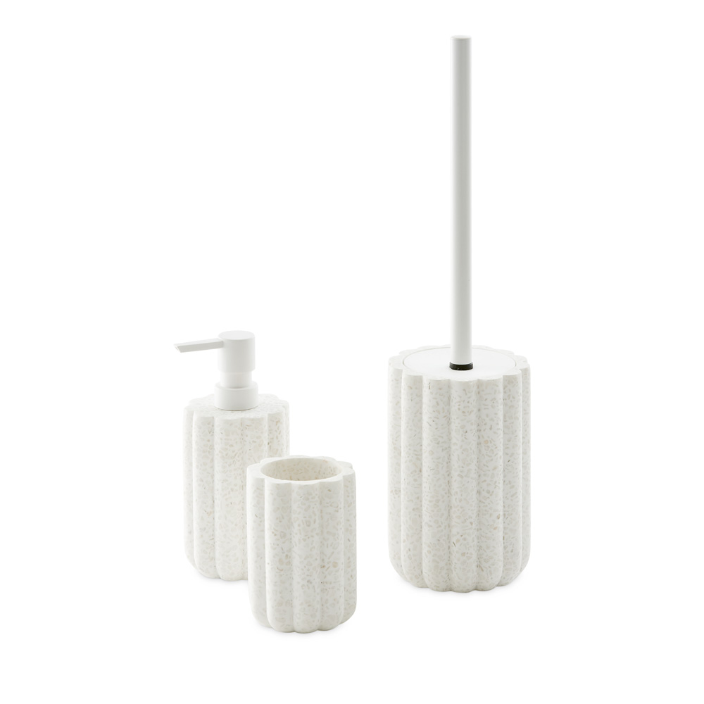 Koda White Bathroom Accessories