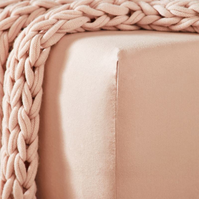 Flannelette Pink Plain Dye Sheet Separates