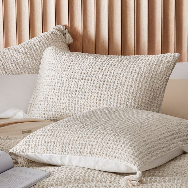 Ren Oatmeal Waffle Pillowcases