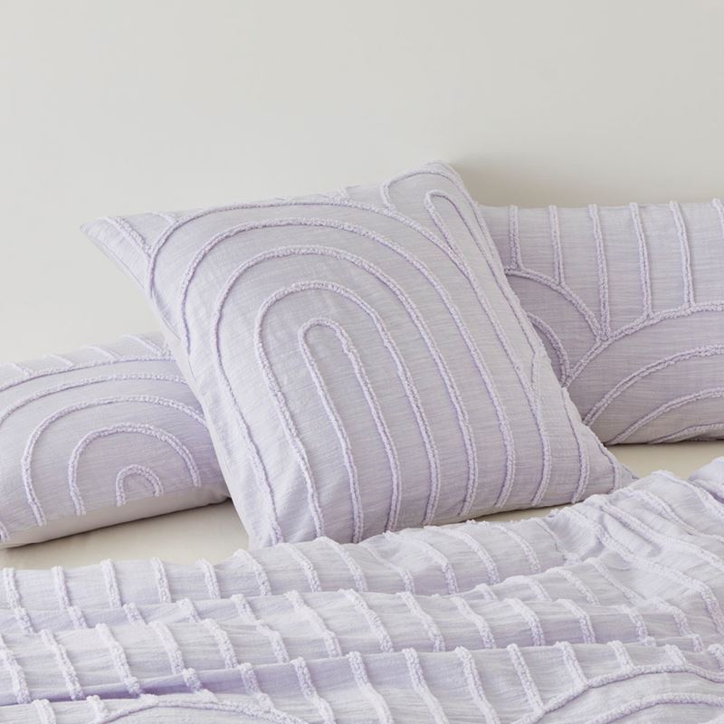 Archie Tufted Lilac Quilt Cover Separates