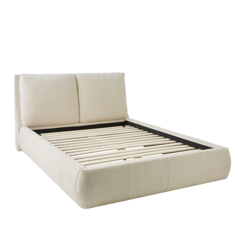 Hamina Pearl Boucle Full Bed