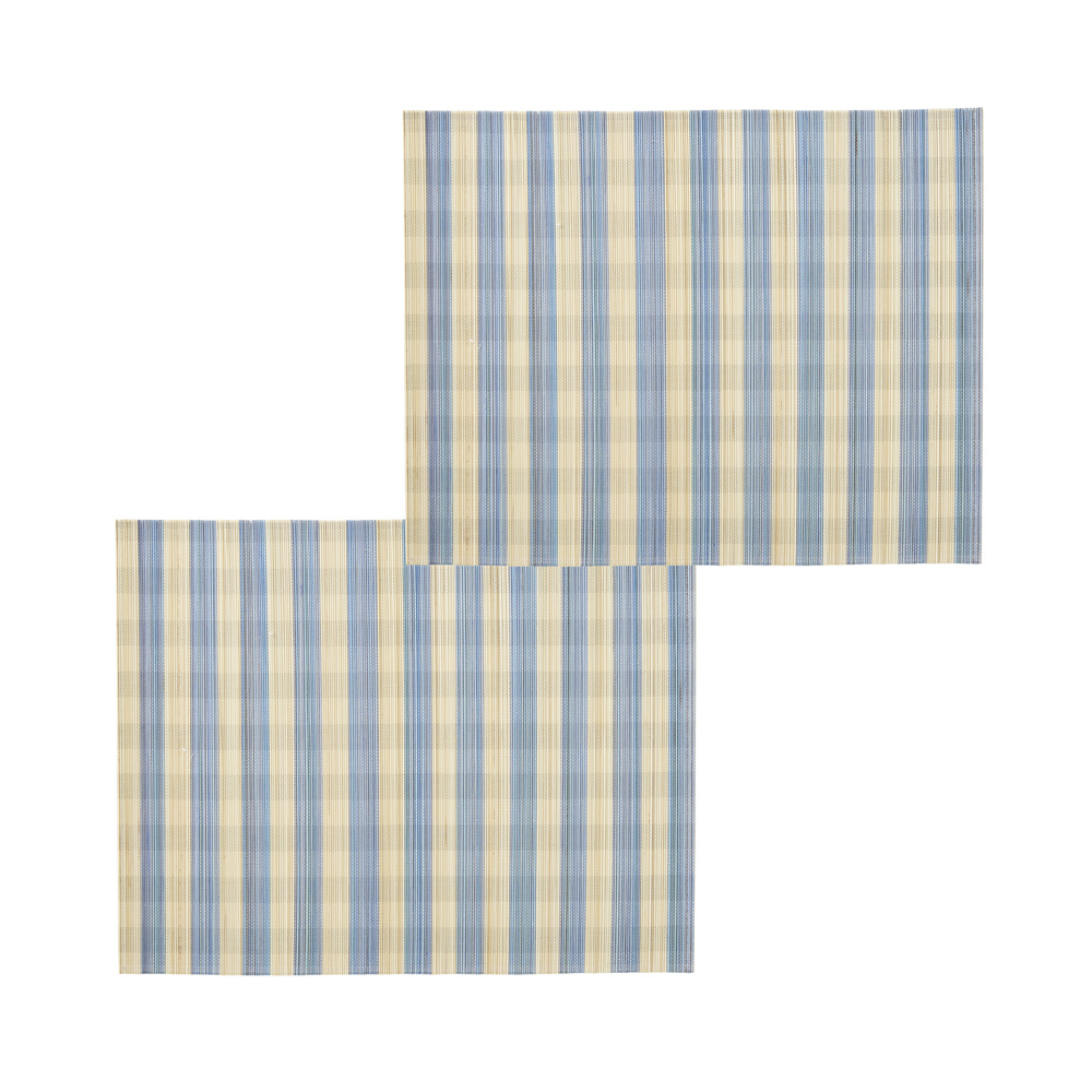 Brooklyn Blue Bamboo Placemat Pack of 2