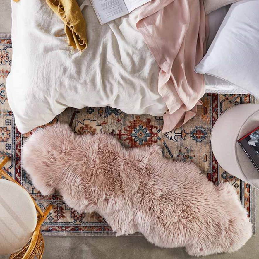 Blush Sheepskin Double