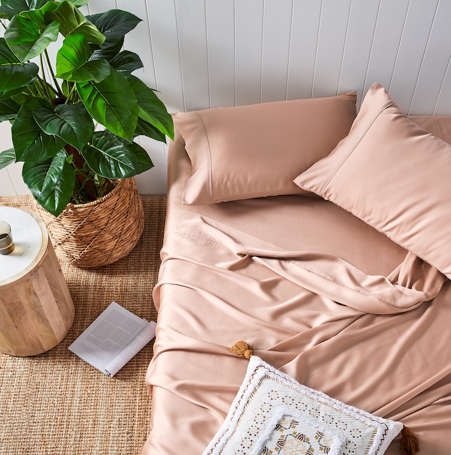 Eco Pink Champagne Sheet Set