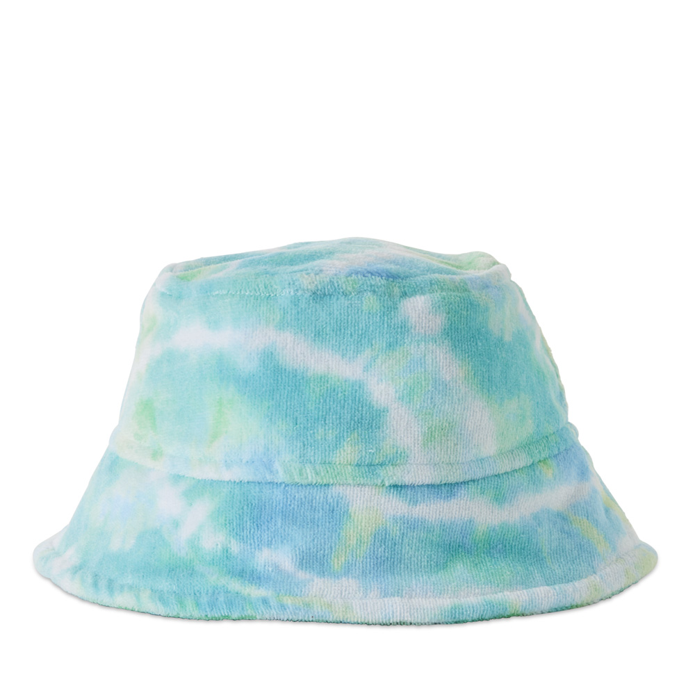 Kids Tie Dye Blue Beach Bucket Hat