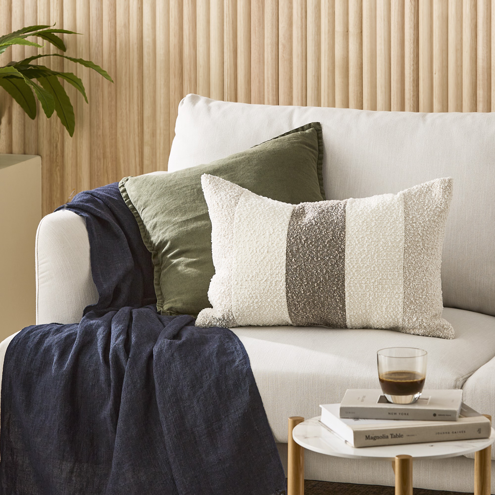 Cottesloe White Boucle Cushion