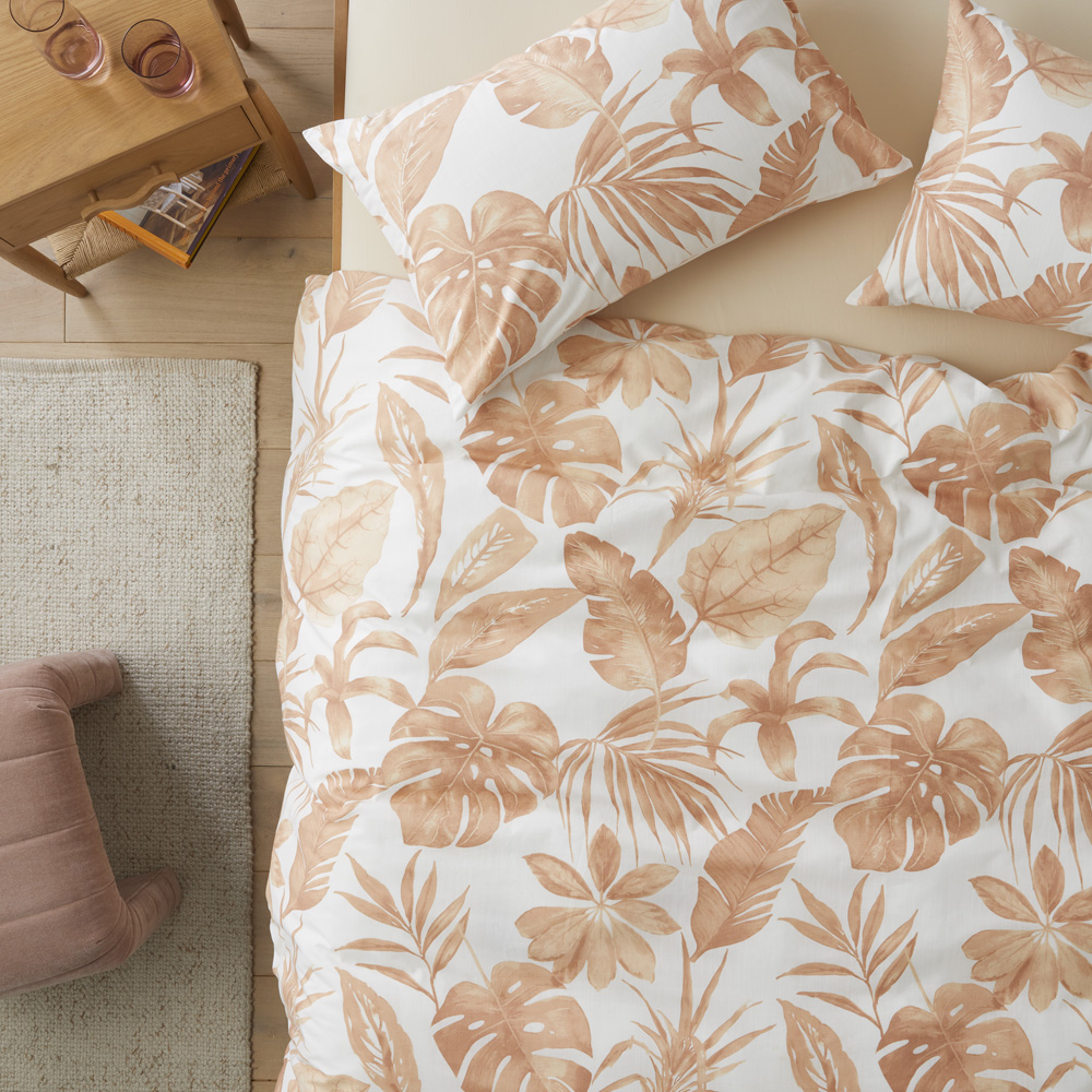 Desert Palm Earth Quilt Cover Set