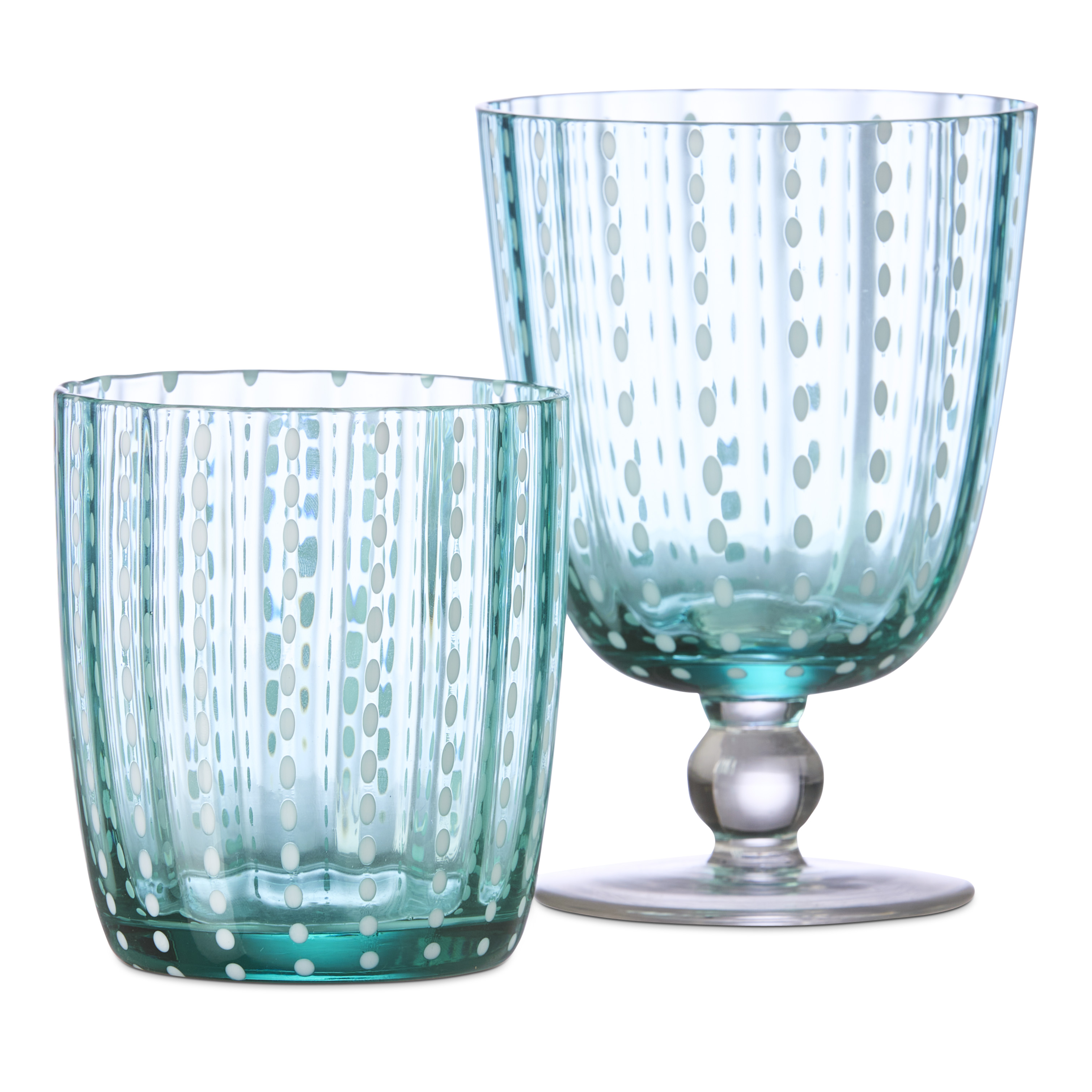 Amelia Teal Drinkware