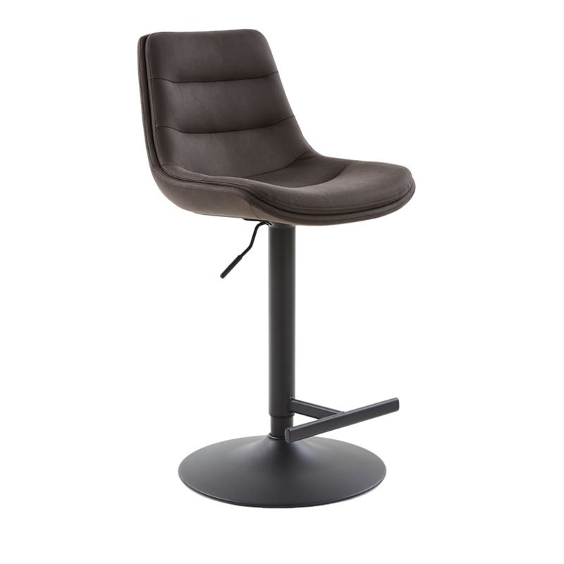 Preston Black Counter Stool