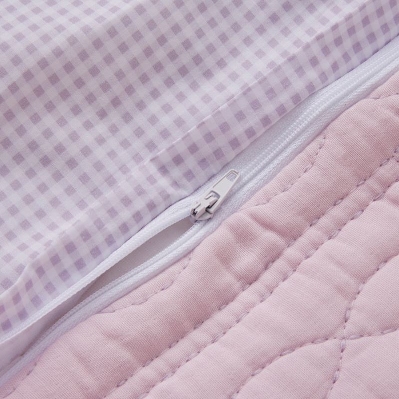 Haven Lilac Quilted Cot Quilt Cover Set