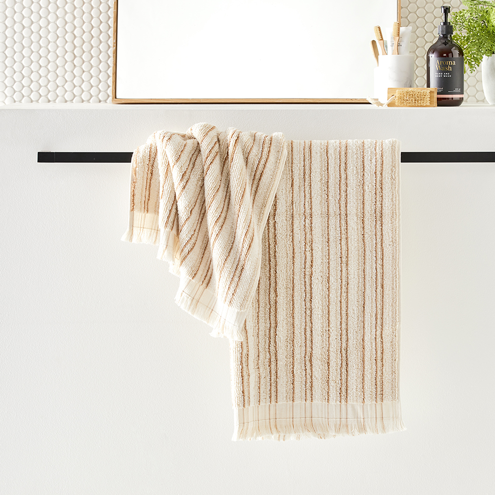 European Sienna Natural Multi Turkish Cotton Towel Range