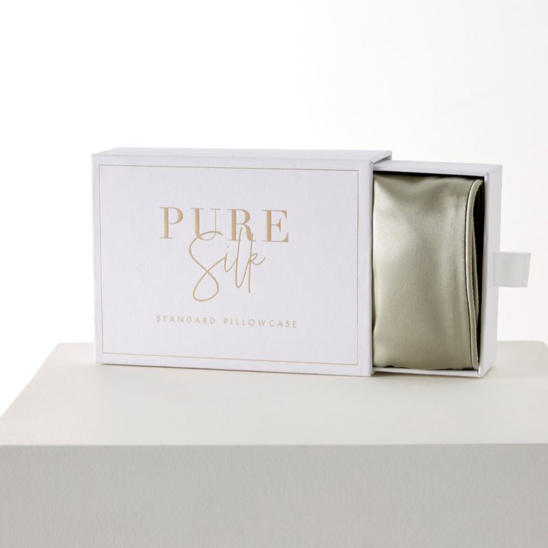 Pure Silk Tea Green Pillowcases