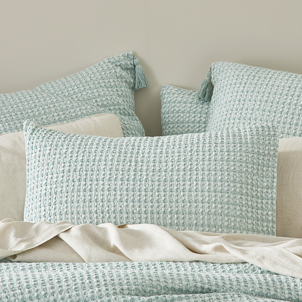 Ren Waffle Soft Sage Pillowcases