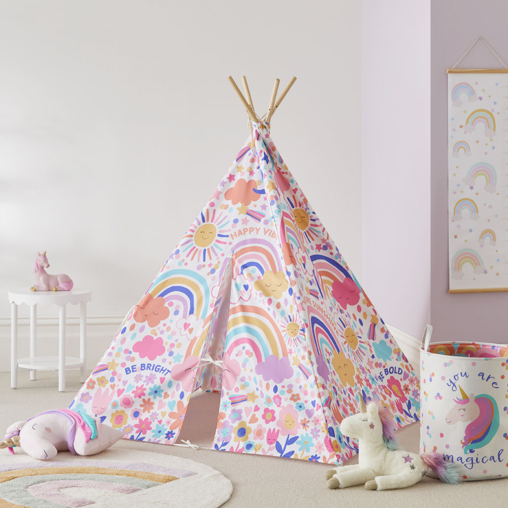 Kids Rainbow Burst Teepee