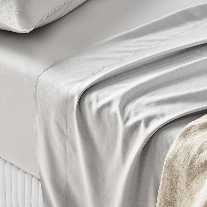 Bamboo Linen Silver Sheet Separates