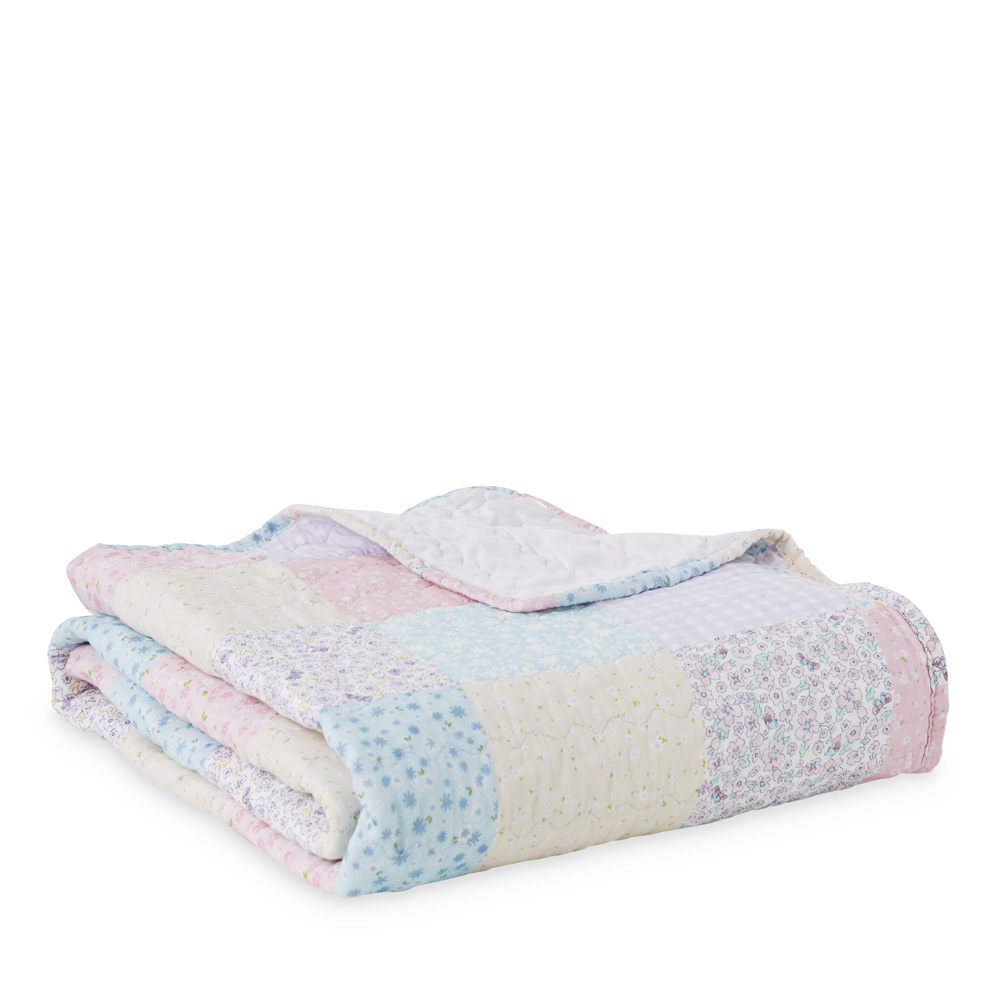 Heirloom Clara Lavender Velvet Coverlet