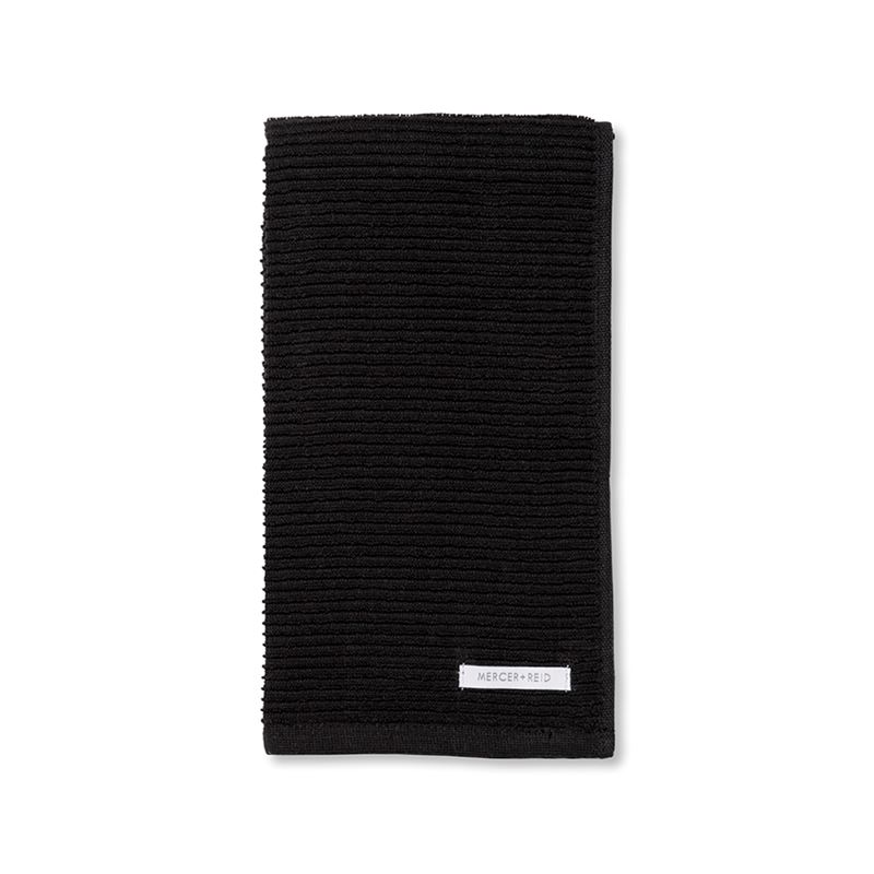 Essential Check Tea Towels Charcoal