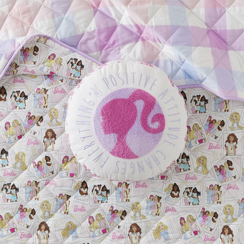 Mattel Barbie Kind Vibes Pink Cushion?