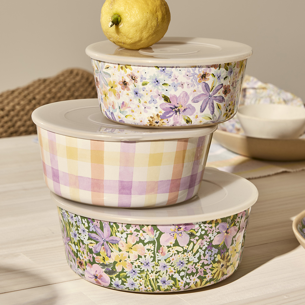 Summer Sorbet Assorted Melamine Servingware Containers